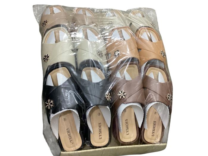 UYSHOES รองเท้าผู้หญิง UY-004-6 Size-36-41 คละสี จำนวน 6คู่