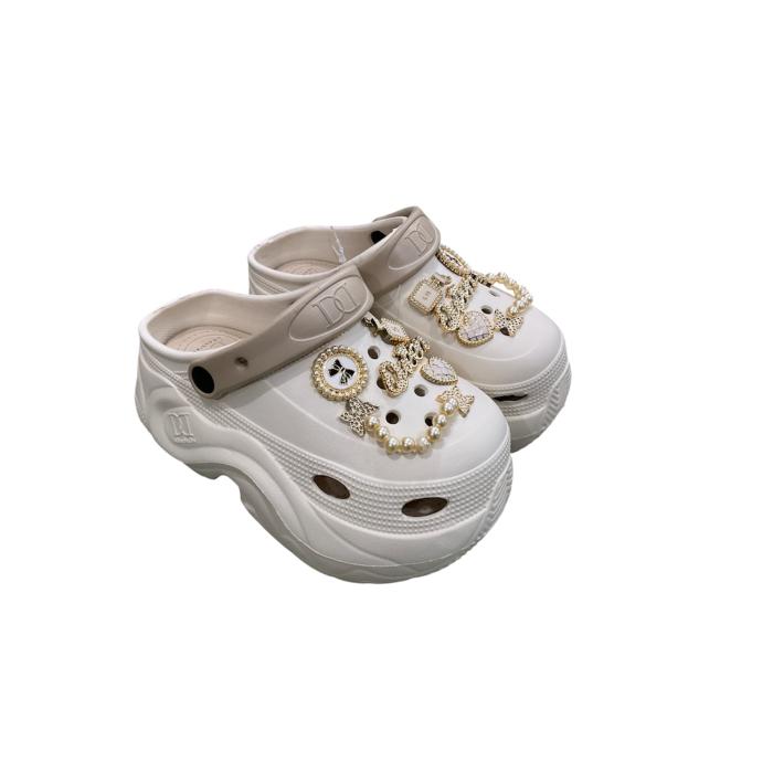 DOUBLE D รองเท้าสวมผู้หญิงDT24-0161L Size36-41 คละสี 6คู่