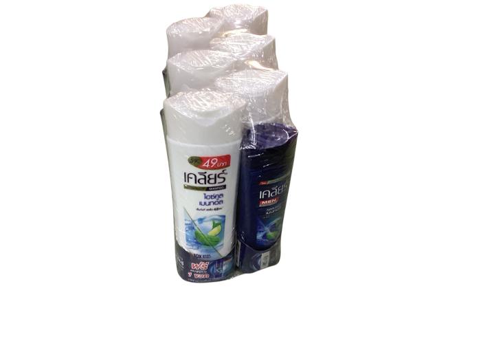 เคลียร์แชมพู ไอซัคูล+เคลียร์เมนแชมพู คูลสปอร์ต ปริมาณสุทธิ 140ML+50ML บรรจุ6ชุด 